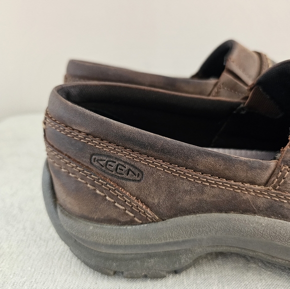 KEEN Kaci ll Womens Brown Leather Slip On Shoes - Picture 4 of 10